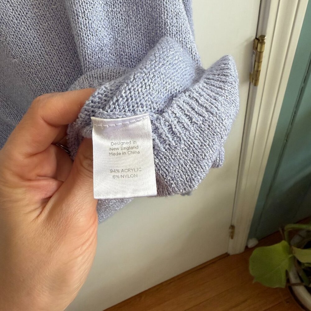 Lavender Lightweight Knit Sweater Small Mia & Tess - Picture 4 of 4